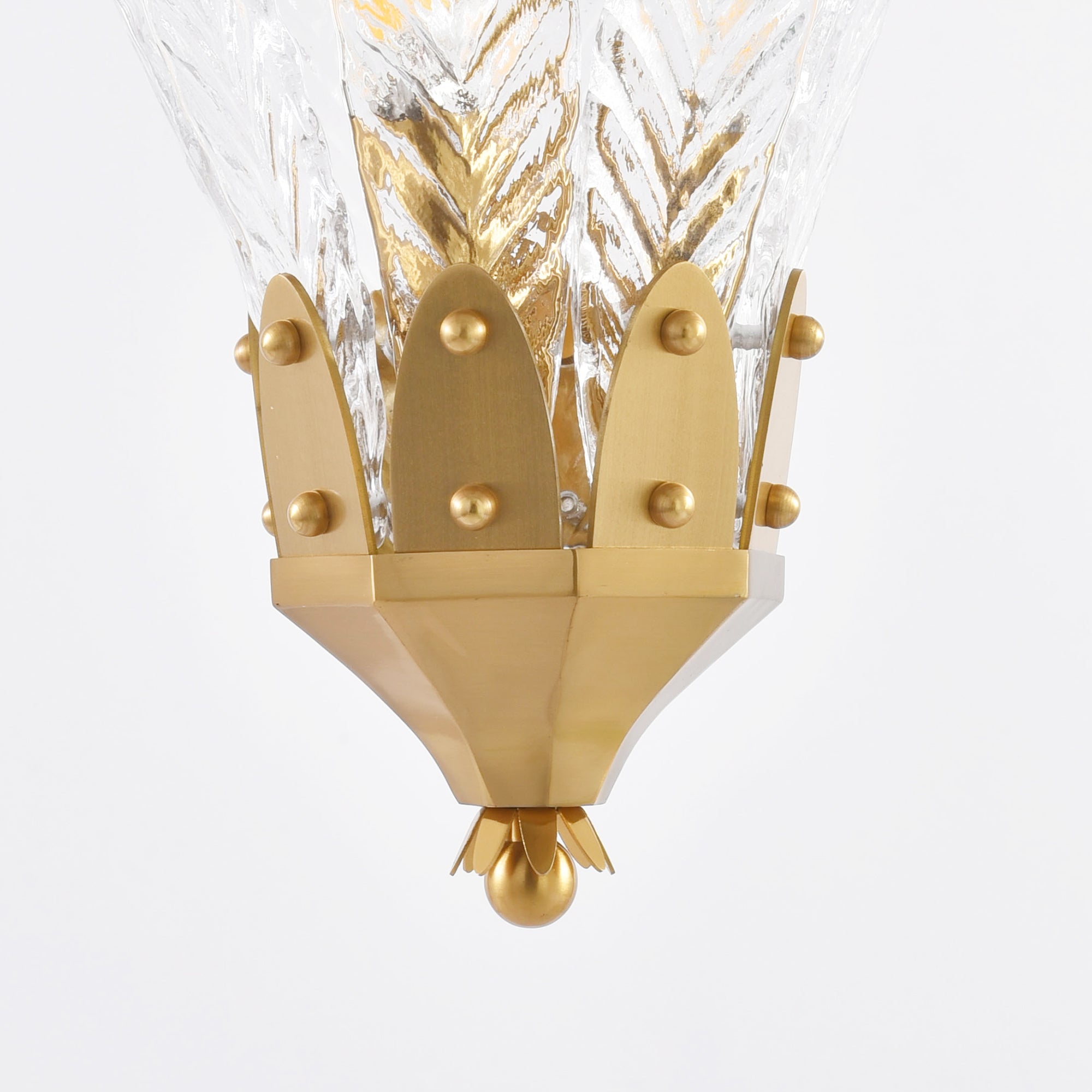 Vito Feather Pendant 17"