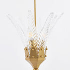 Vito Feather Pendant 17"