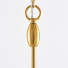 Vito Feather Pendant 17"