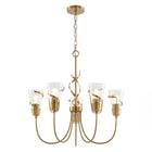 Uriah Golden Chandelier 26" - Perimost