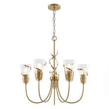 Uriah Golden Chandelier 26" - Perimost