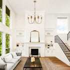 Uriah Golden Chandelier 26" - Perimost