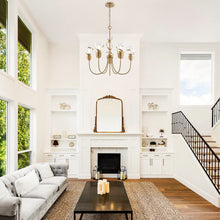 Uriah Golden Chandelier 26" - Perimost