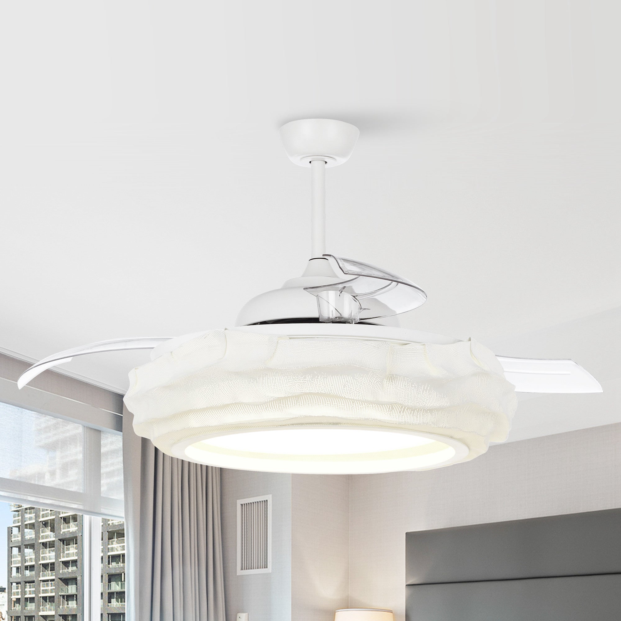 52" Jaipur Smart Fan with LED Light