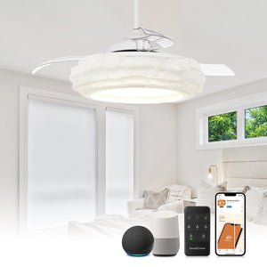 52" Jaipur Smart Fan with LED Light