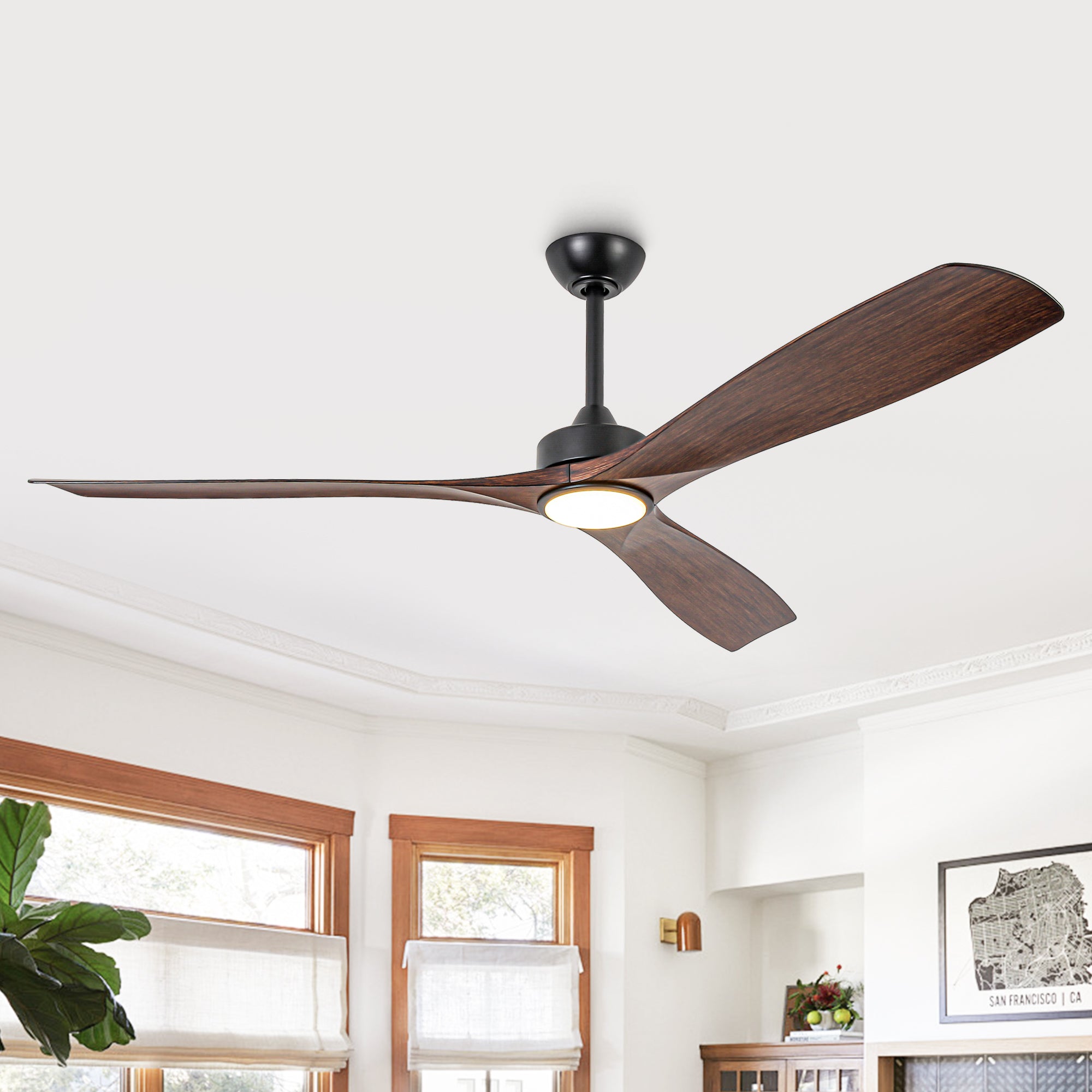 Alexi Ceiling Fan with Light 60B