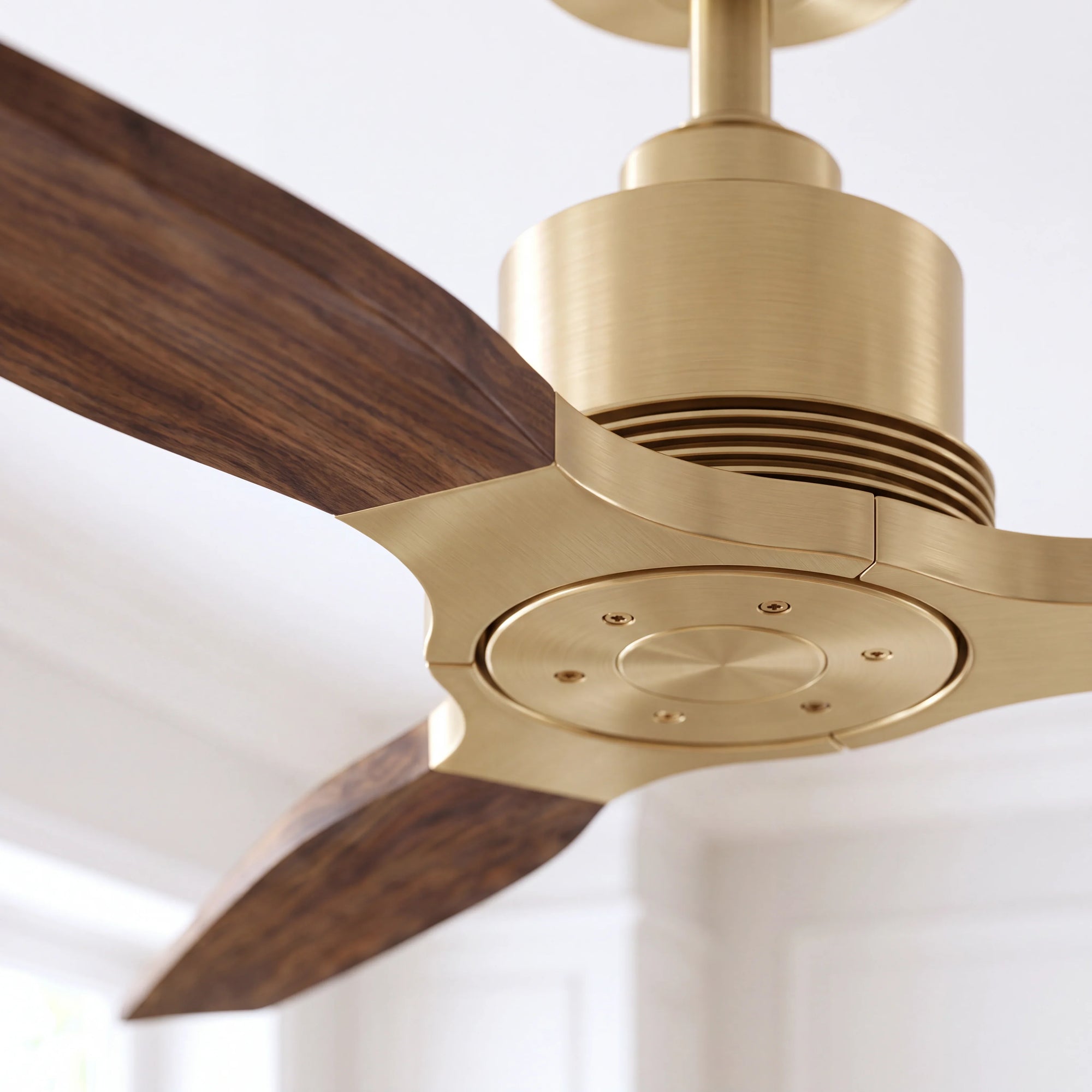 Louise Ceiling Fan 56" · Solid Wood Blades · No Light