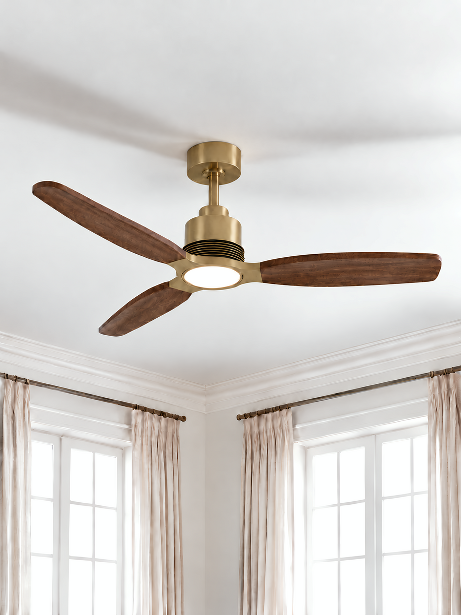 Louise Ceiling Fan 48" · Solid Wood Blades
