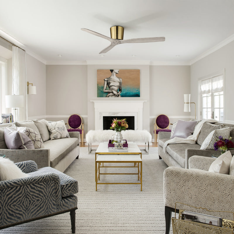 Ward Flush Ceiling Fan 54"