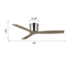 Ward Flush Ceiling Fan 54B