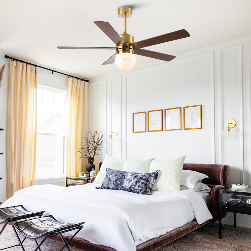 Fanny Flush Ceiling Fan 52B