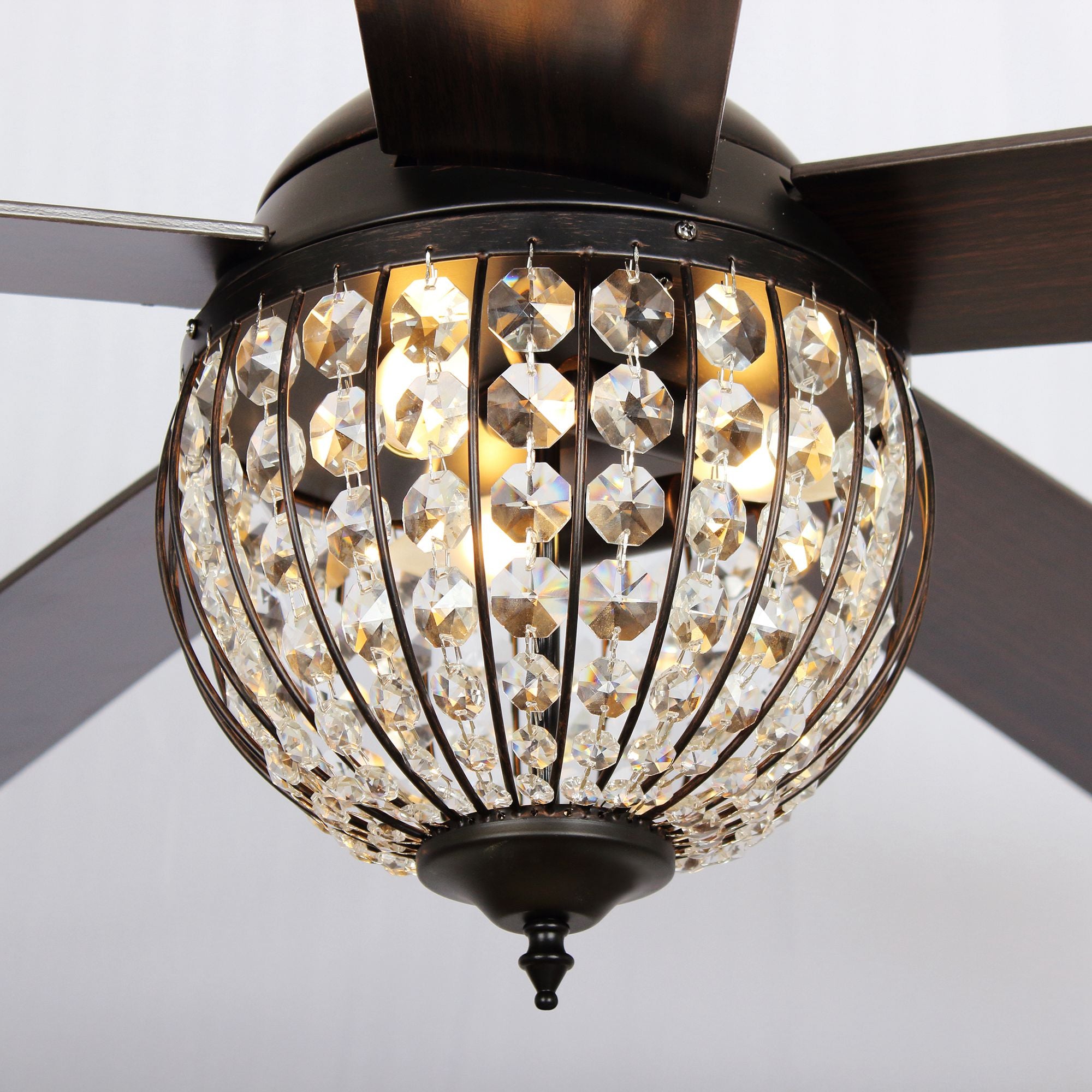 Varanasi Ceiling Fan with Light 52"