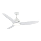 Breeze White Ceiling Fan 52"