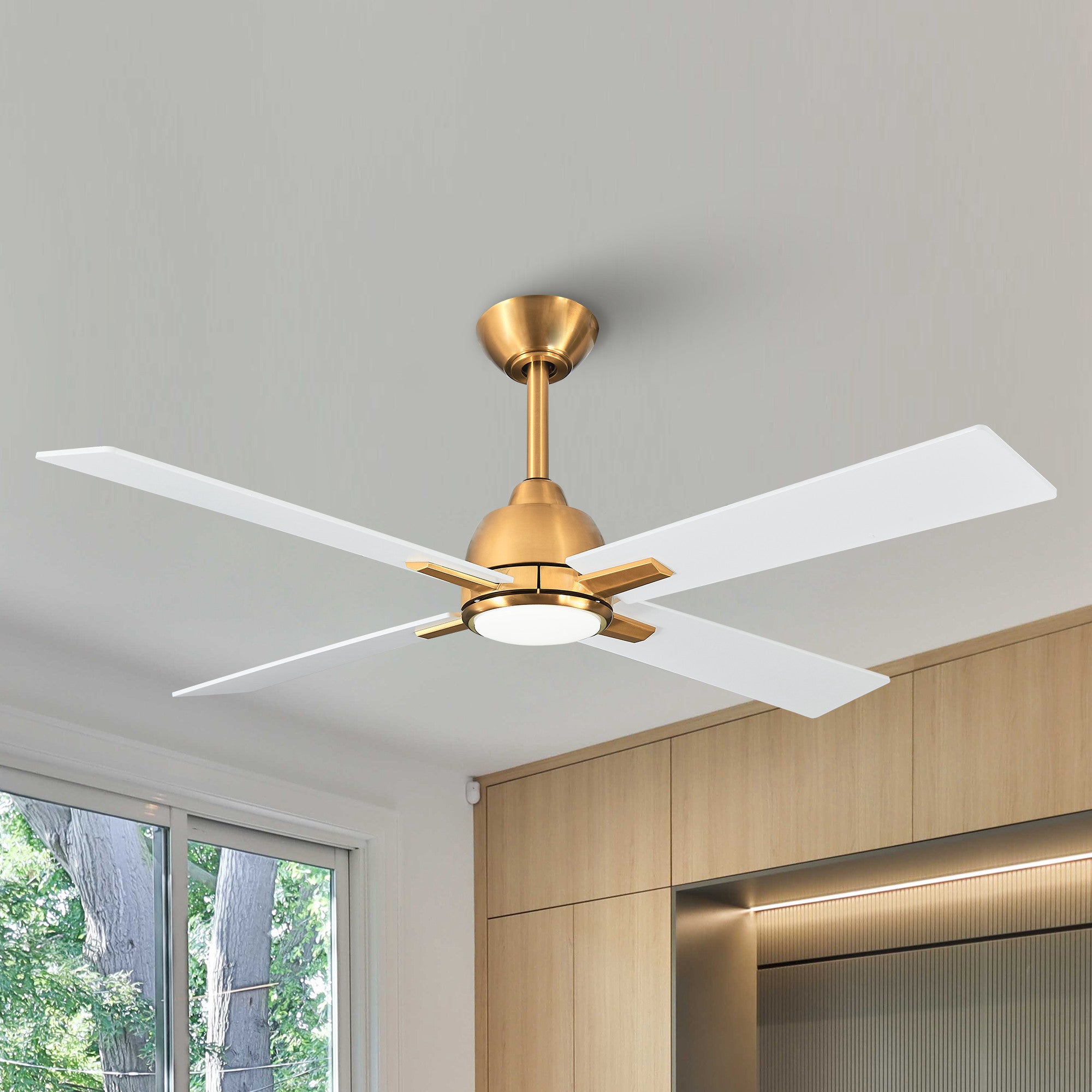 Linden Ceiling Fan with Light 48"