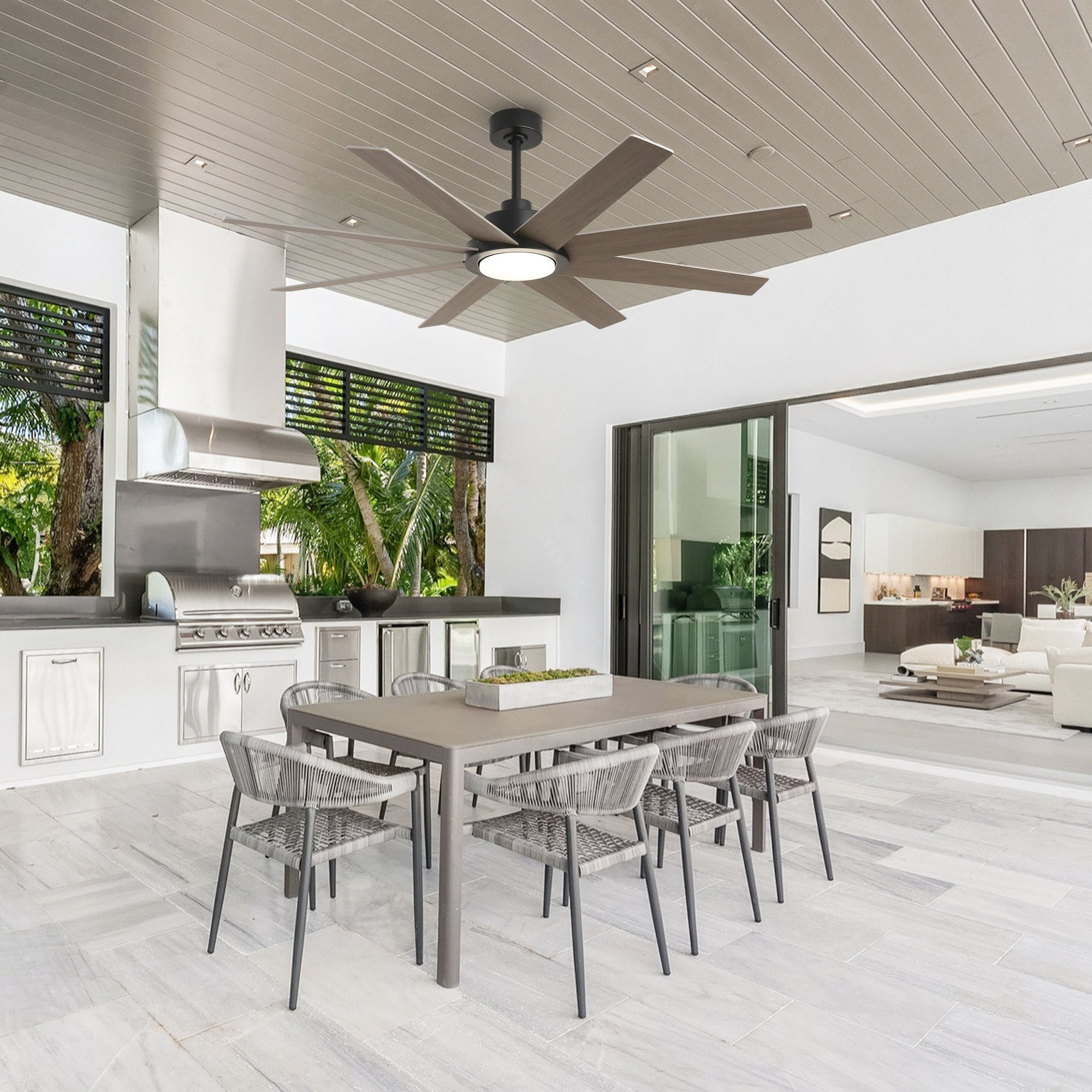 Modern 8-Blade Fan 60"