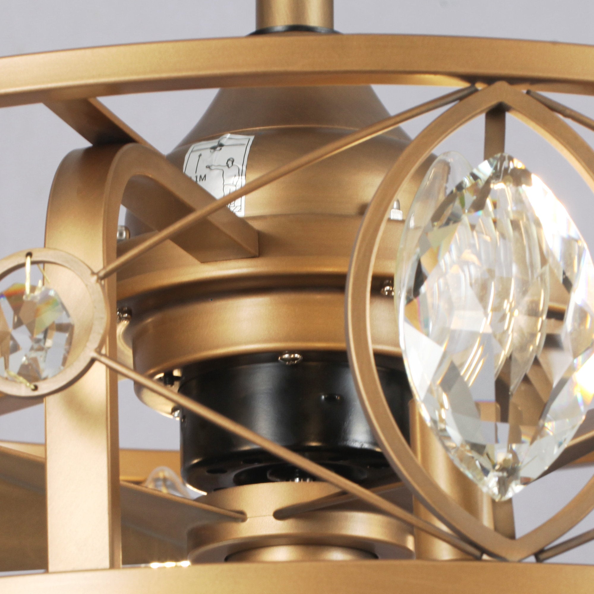 Kashmir Crystal Fandelier 22"