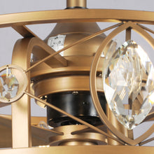 Kashmir Crystal Fandelier 22"