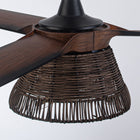 Farmhouse Ceiling Fan with Light 60"