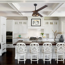 Farmhouse Ceiling Fan with Light 60"