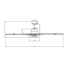 Godavari Ceiling Fan with Light 65"