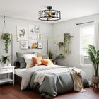 Crystal Downrod Mini Fan 27B