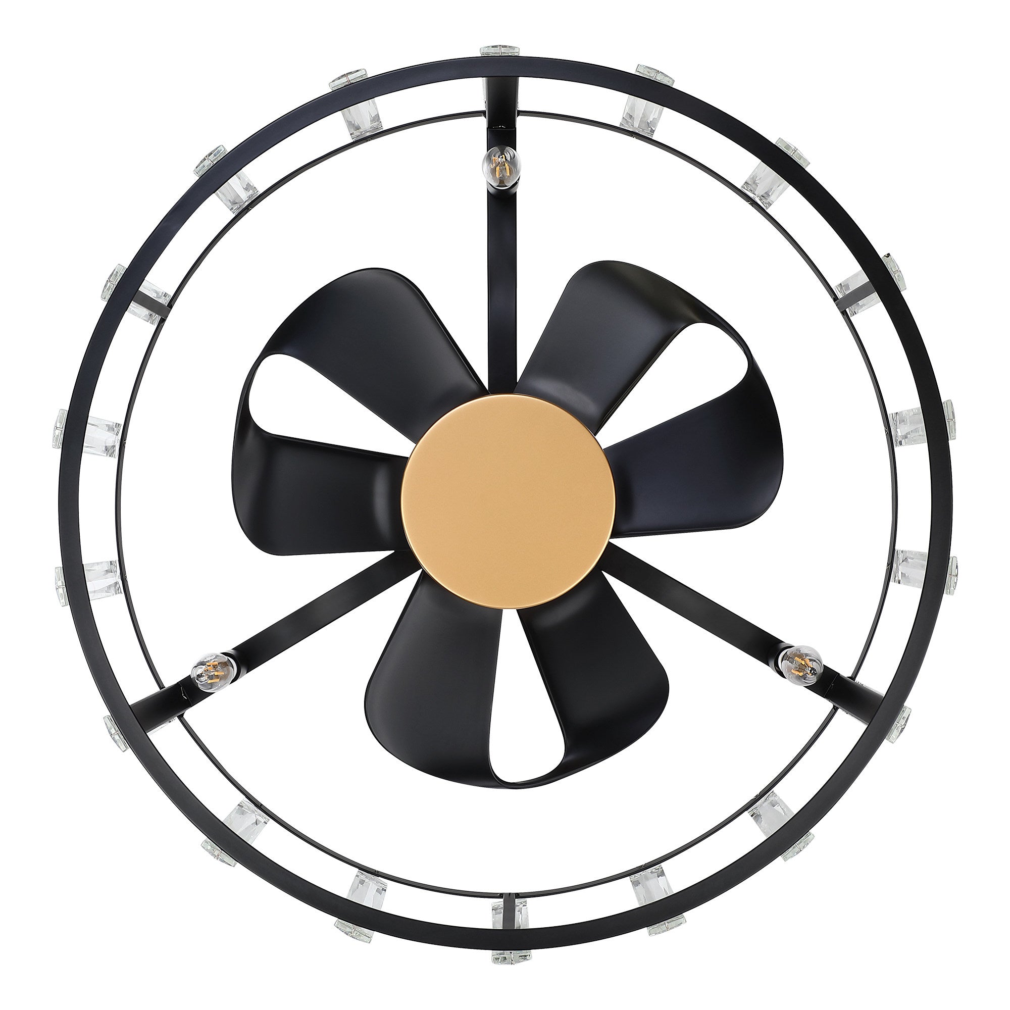 Crystal Downrod Mini Fan 27B