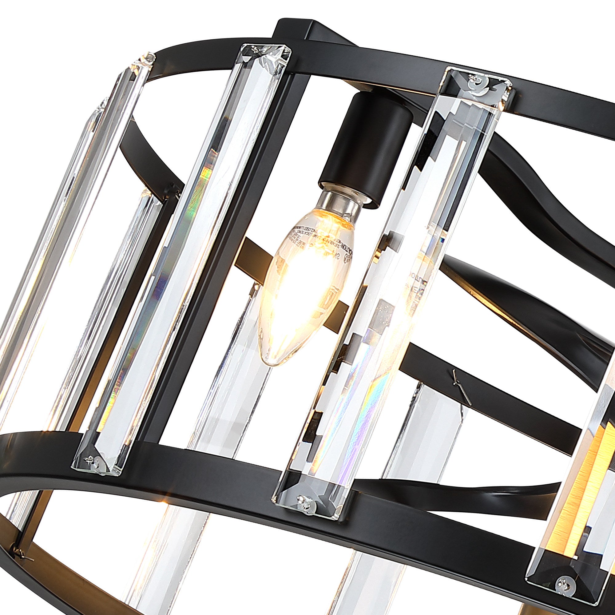 Crystal Downrod Mini Fan 27B