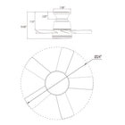 Farmhouse Iron Mini Fan 24