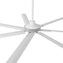 Winni White Ceiling Fan 84"