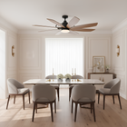 Antone Ceiling Fan with Light 60"