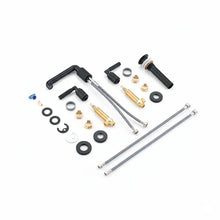 Linea Lever Handle Widespread Bathroom Faucet – Matte Black