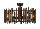 Pulse Black LED Fandelier 31"