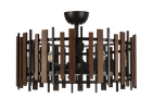 Pulse Black LED Fandelier 31"