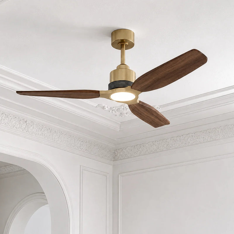 Louise Ceiling Fan 56" · Solid Wood Blades