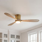 Mayna Smart Flush Ceiling Fan 52"