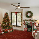 Louise Matte Black Fan 56" · Solid Wood Blades