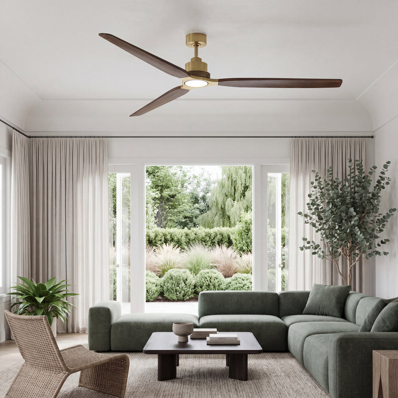 Louise Ceiling Fan 84" · Solid Wood Blades
