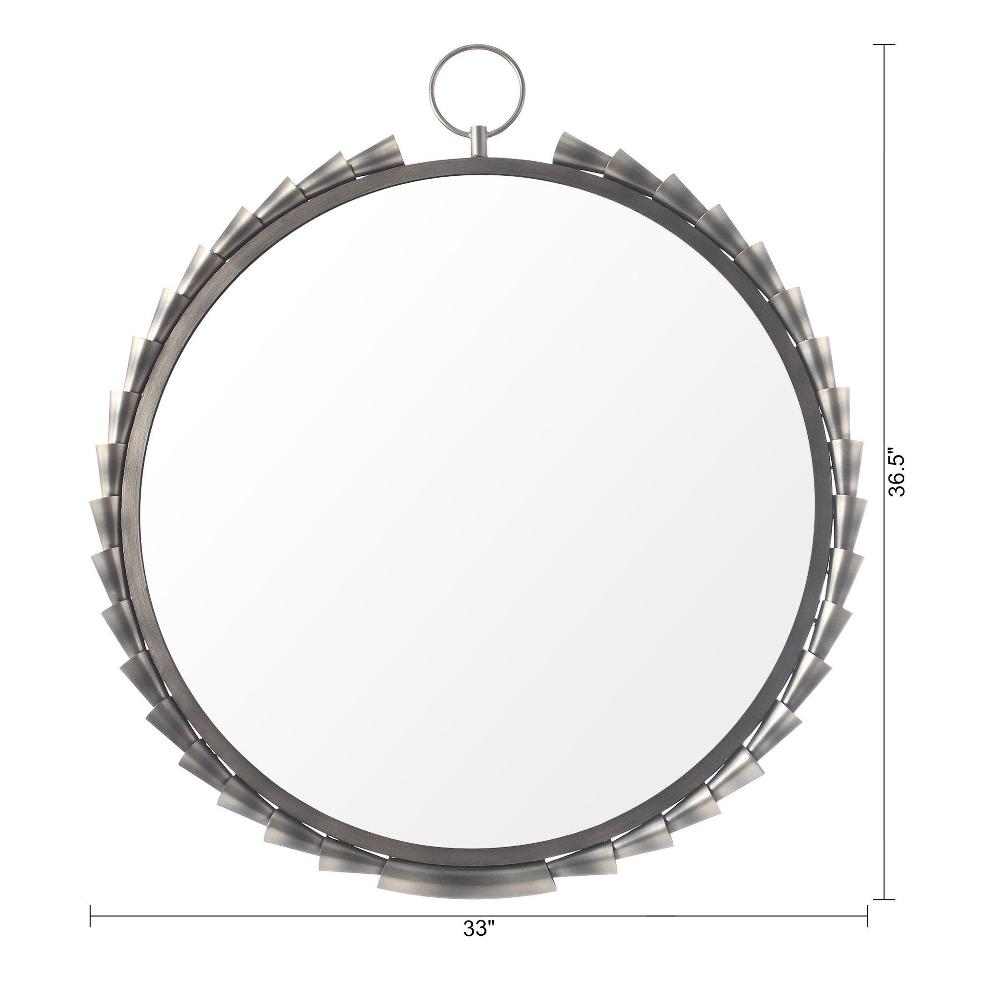 Grey Modern Classic Sunset Wall Mirror - ParrotUncle