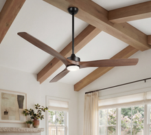 Alexi LED Ceiling Fan 60" – Matte Black