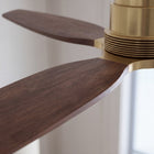 Louise Ceiling Fan 56" · Solid Wood Blades · No Light